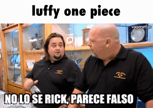 Two Bald Men Saying Luffy One Piece GIF