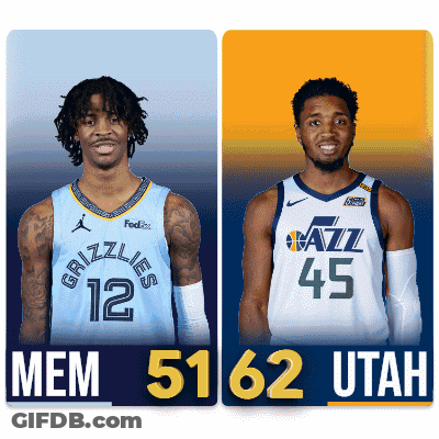 Two Basketball Players 12 And 45 GIF