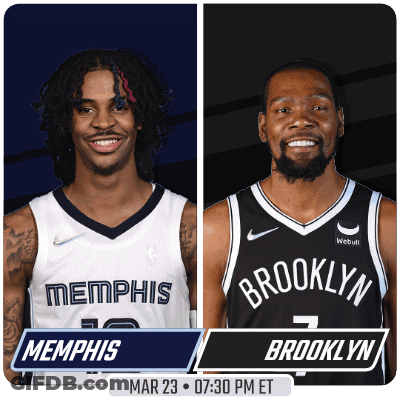 Two Basketball Players From Memphis And Brooklyn GIF