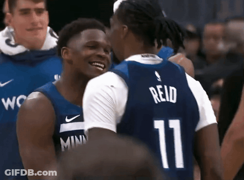 Two Basketball Players One With Number 11 GIF