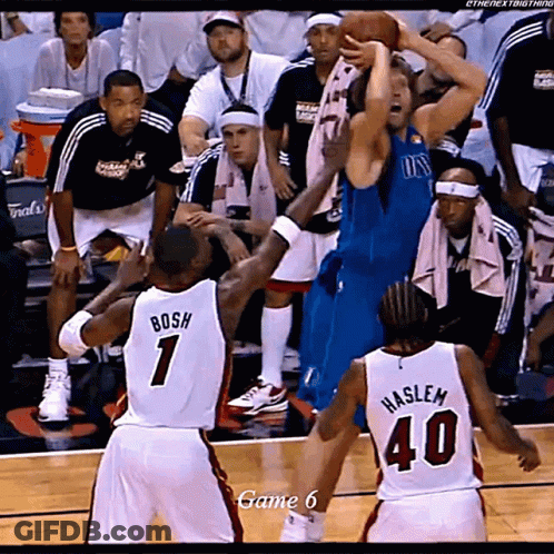 Two Basketball Players One With Number 40 GIF