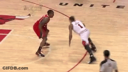 Two Basketball Players Playing GIF
