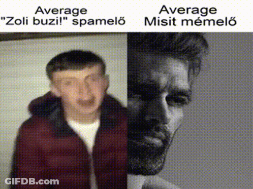 Two Bearded Men, One In Red Jacket GIF
