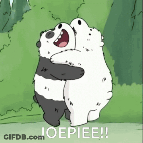 Two Bears Hugging Joepiee GIF