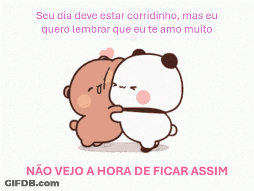 Two Bears Hugging Seu Dia Deve Estar Corridinho GIF