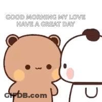 Two Bears Kissing GIF
