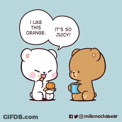 Two Bears Sitting At Table Saying Pizza I Like Pizza Too GIF