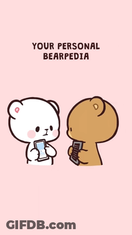 Two Bears Talking Your Personal Bearpedia GIF