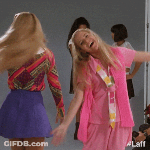 Two Bestfriends Posing As Modelo GIF