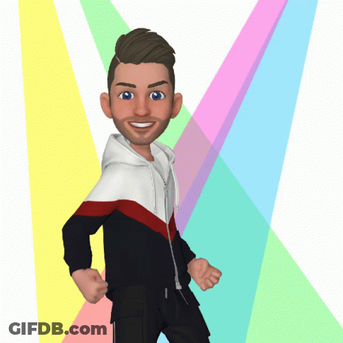Two Black And White Soccer Players Half Time Pink GIF