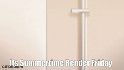 Two Blonde Anime Girls Pointing Summertime Render Friday GIF