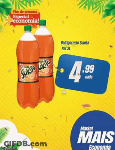 Two Bottles Of Sukita Sold For 4.99 Each GIF