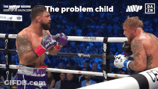 Two Boxers Fighting In Ring GIF