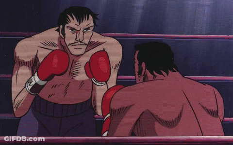 Two Boxers In A Ring GIF