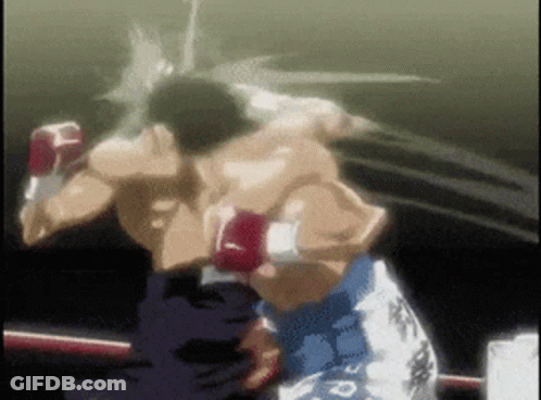 Two Boxers In Ring GIF