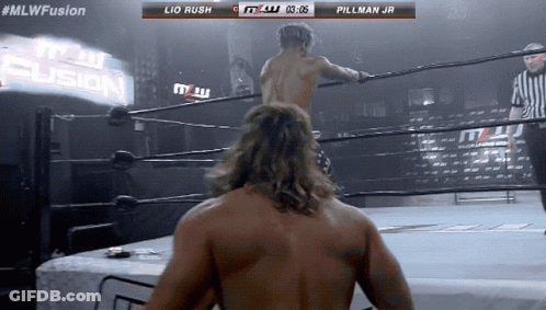 Two Boxers Ring Bnorytr Shorts GIF