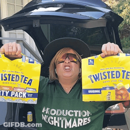 Two Boxes Of Twisted Tea GIF