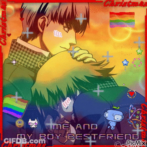 Two Boys Christmas Card Me And My Boy Bestfriend GIF