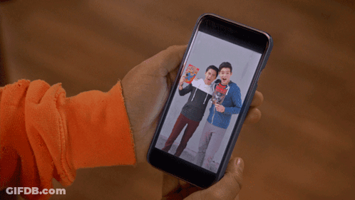Two Boys Holding Comic Book Vampire Pilot GIF