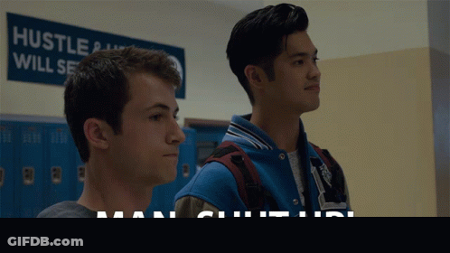 Two Boys In Hallway Netflix Ad GIF