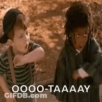 Two Boys Standing Next To Each Other GIF