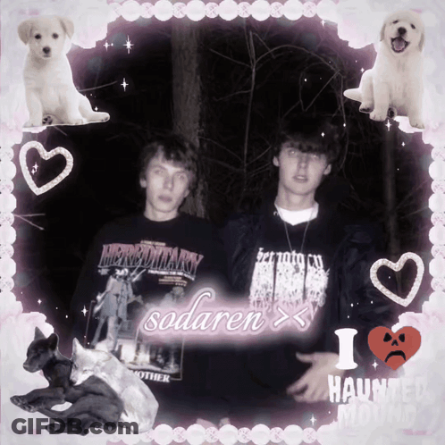 Two Boys Standing With Word Sodaren GIF