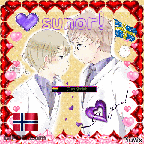 Two Boys Sunor Gay Pride GIF