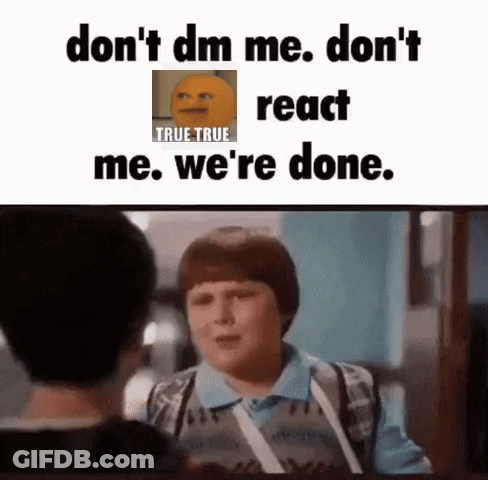 Two Boys Talking In Front Of Screen With Orange Face GIF