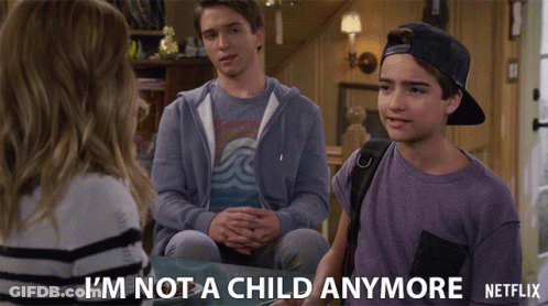 Two Boys Talking To Woman GIF