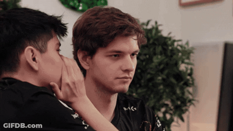 Two Boys Whisper GIF