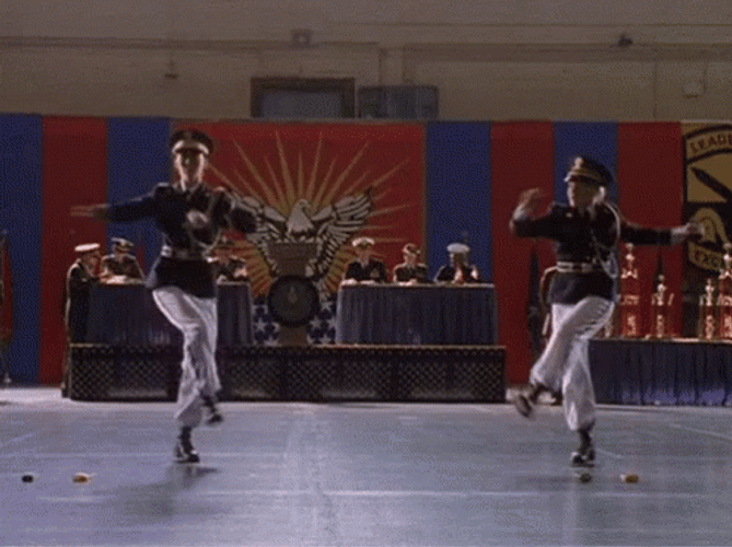 Two Cadet Dancing GIF