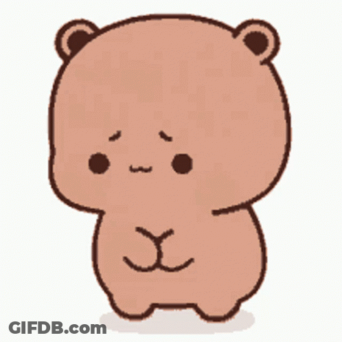 Two Cartoon Cats With Yellow Apple GIF