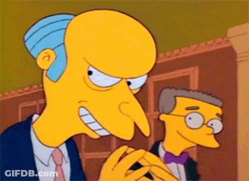 Two Cartoon Characters Are Standing Next To Each Other And One Has Glasses GIF