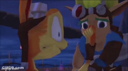 Two Cartoon Characters Are Standing Next To Each Other With The Words Transformation Xd Below Them GIF