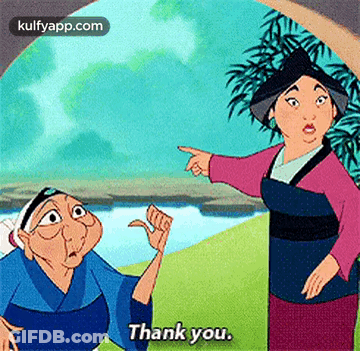 Two Cartoon Characters One Pointing GIF
