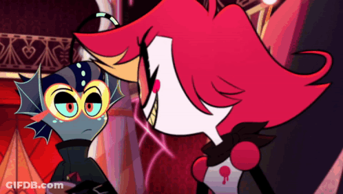 Two Cartoon Characters One With Red Hair GIF
