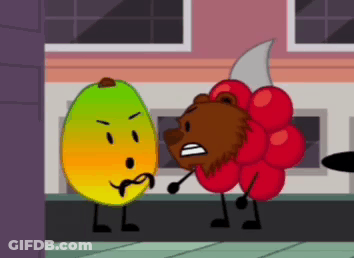 Two Cartoon Characters One With Shark Tooth GIF