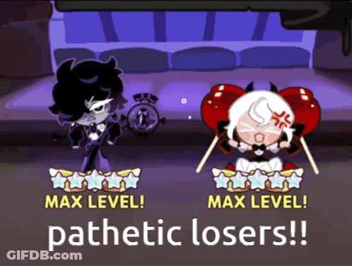 Two Cartoon Characters Pathetic Losers GIF