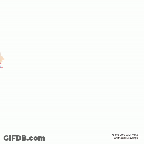 Two Cartoon Characters Standing Next To Each Other GIF