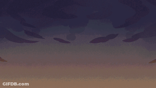 Two Cartoon Characters Standing Next To Each Other GIF