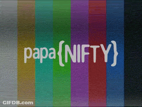Two Cartoon Characters Standing Next To Each Other In A Room GIF