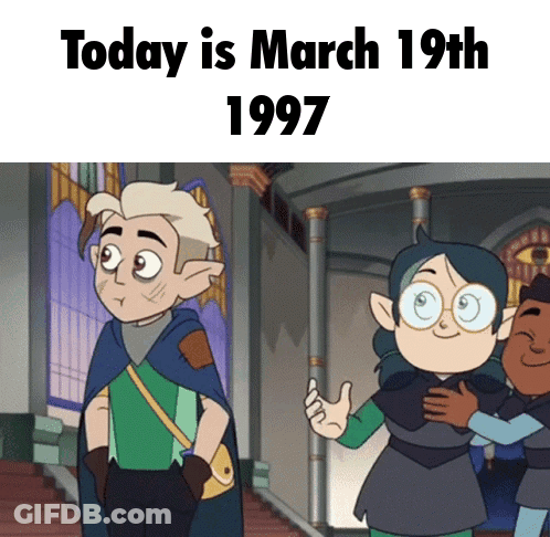 Cartoon Characters With 1997 Date GIF