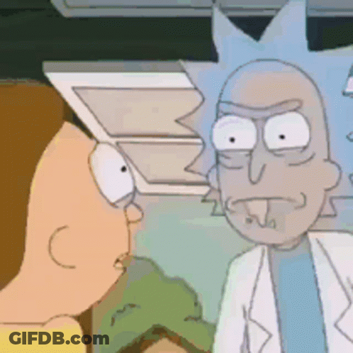 Two Cartoon Characters Talking GIF