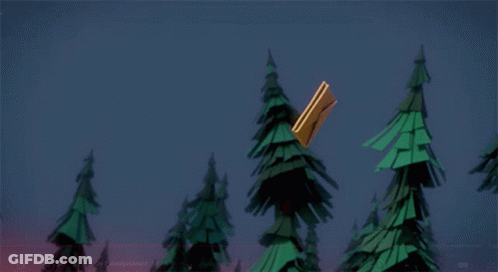 Two Cartoon Characters Wearing Glasses GIF