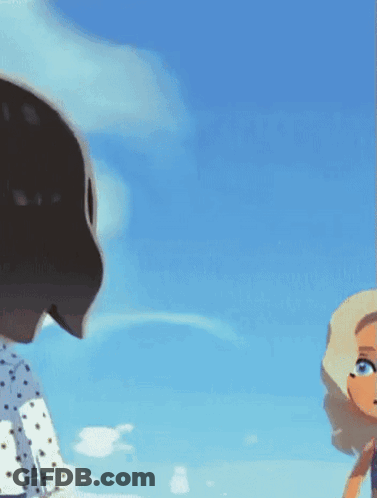 Two Cartoon Characters With L On Forehead GIF