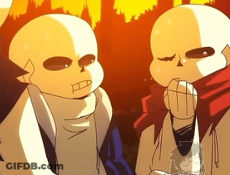 Two Cartoon Skeletons Are Standing Next To Each Other And Talking . GIF