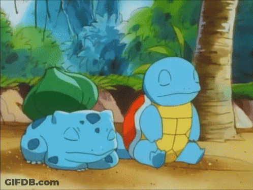 Two Cartoon Turtles Sitting Together GIF