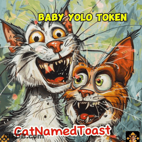Two Cats Baby Yolo Token Catnamedtoast GIF