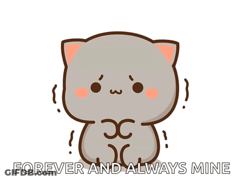 Two Cats Forever And Always Mine GIF