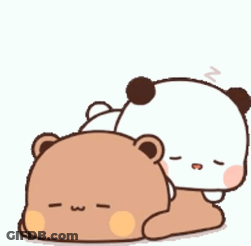 Two Cats Hugging With I Wuv U Daddy GIF